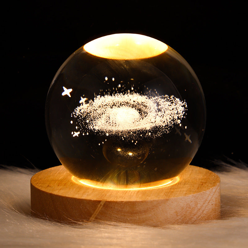 Globe™ – 3D Crystal Galaxy Lamp
