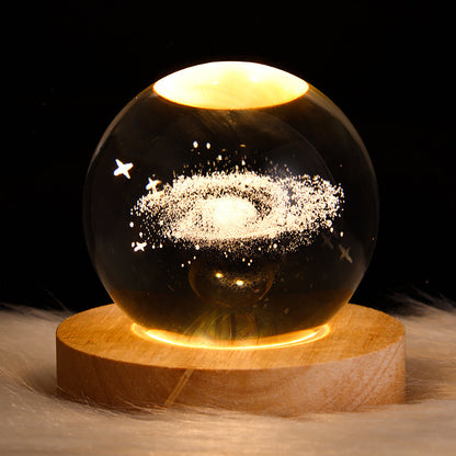Globe™ – 3D Crystal Galaxy Lamp