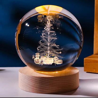 Globe™ – 3D Crystal Galaxy Lamp