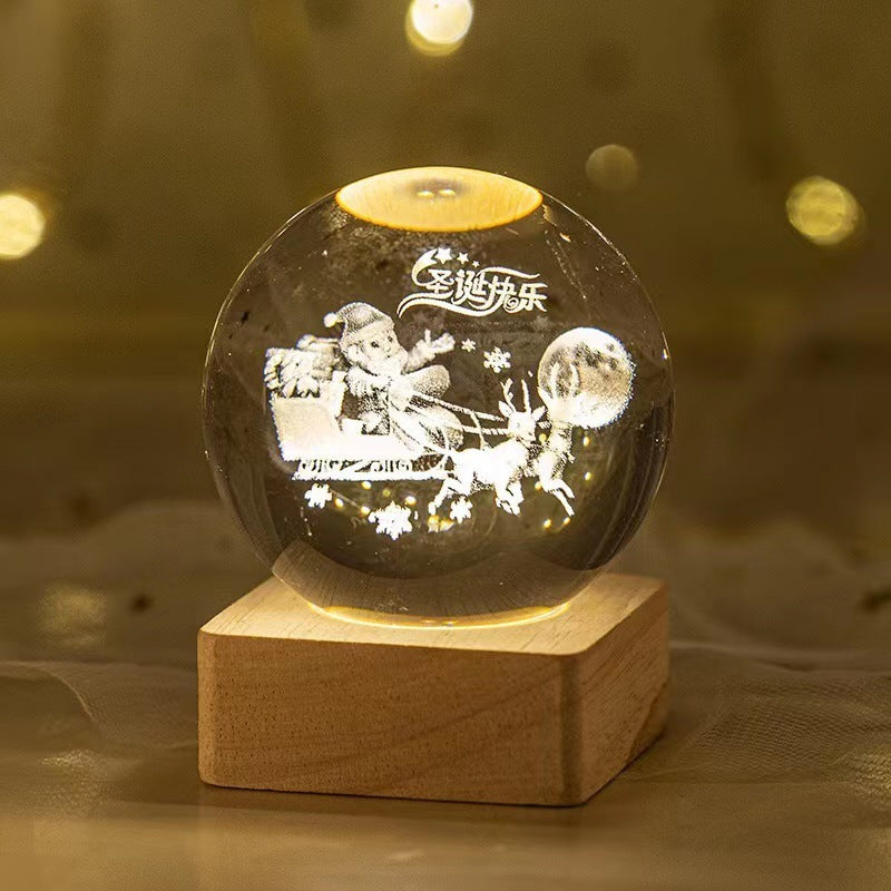 Globe™ – 3D Crystal Galaxy Lamp