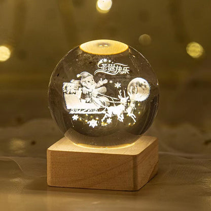 Globe™ – 3D Crystal Galaxy Lamp