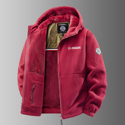 IronRidge™ Arctic Fleece Tactical Jacket - Premium Warm Winter Coat