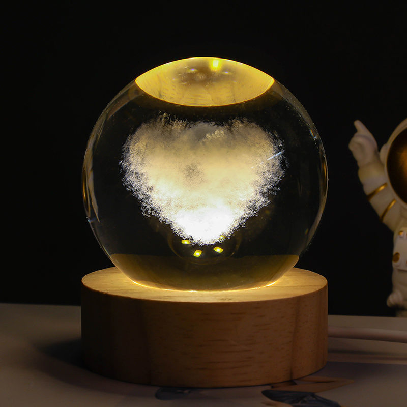 Globe™ – 3D Crystal Galaxy Lamp