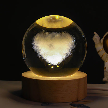 Globe™ – 3D Crystal Galaxy Lamp