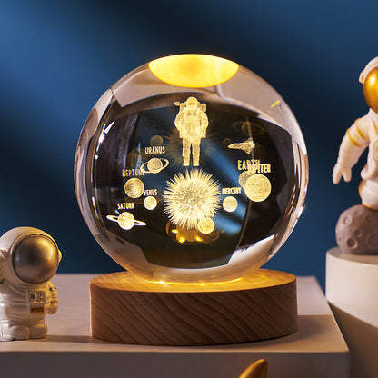 Globe™ – 3D Crystal Galaxy Lamp