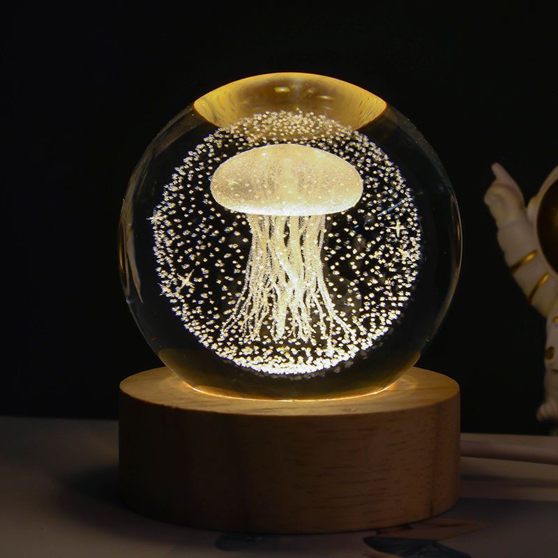 Globe™ – 3D Crystal Galaxy Lamp