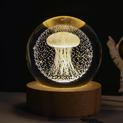 Globe™ – 3D Crystal Galaxy Lamp