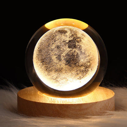 Globe™ – 3D Crystal Galaxy Lamp