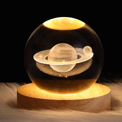 Globe™ – 3D Crystal Galaxy Lamp