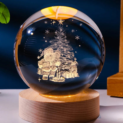 Globe™ – 3D Crystal Galaxy Lamp